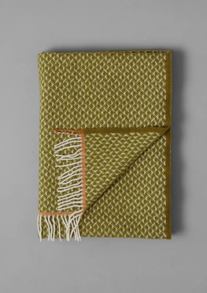 TOAST Geo Diamond Wool Blanket- Textiles|Blankets & Throws