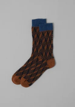 TOAST Geo Pattern Socks-Women Socks & Tights