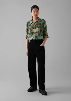 TOAST Gia Irregular Check Print Shirt-Women Shirts|Tops & Tees