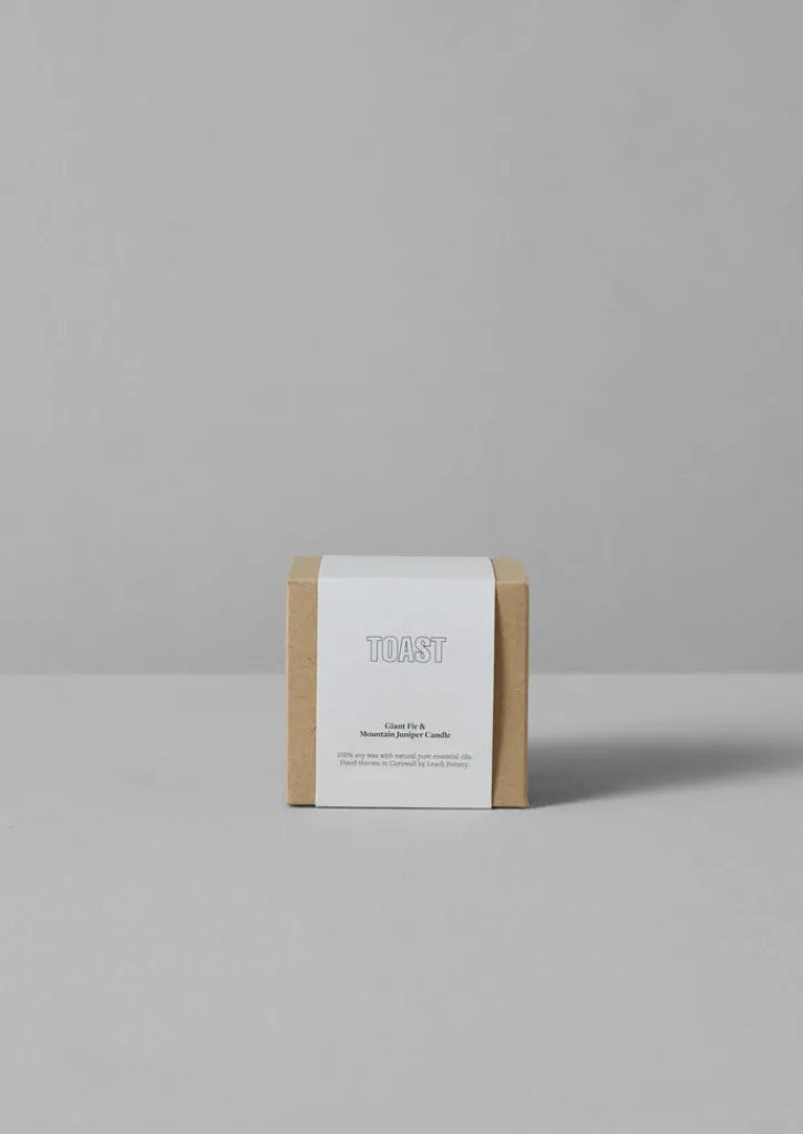 TOAST Giant Fir and Mountain Juniper Scented Candle- Candles & Holders