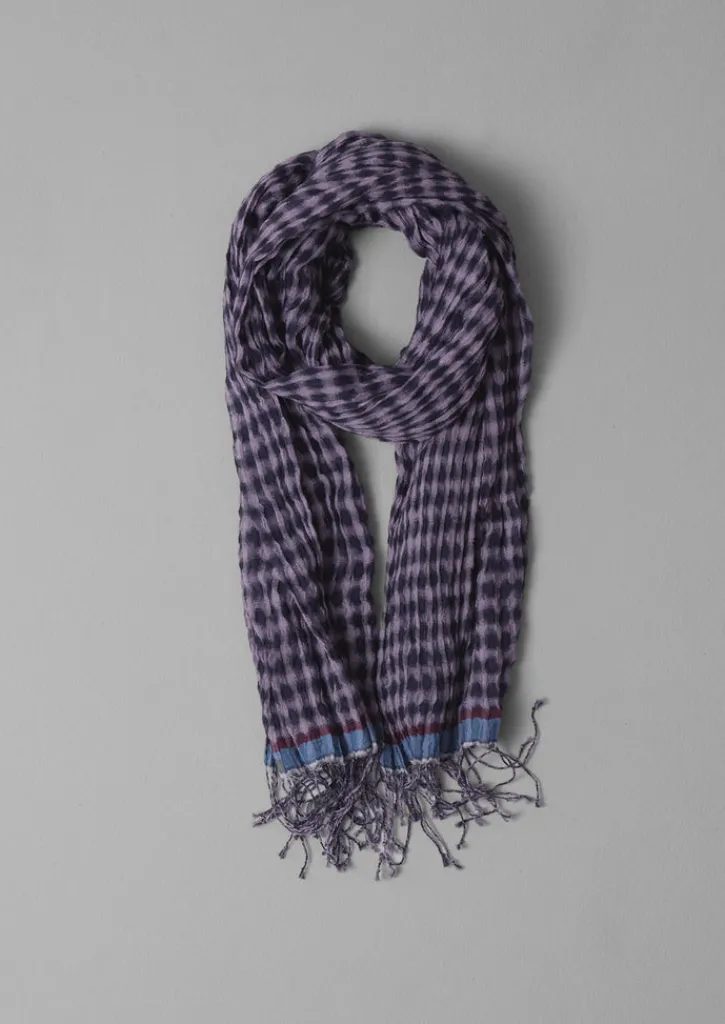 TOAST Gingham Hand Woven Scarf-Women Hats, Scarves & Gloves