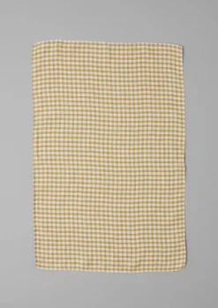 TOAST Gingham Linen Tea Towel- Aprons & Tea Towels