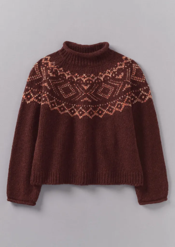 TOAST Graphic Yoke Sweater-Women Knitwear