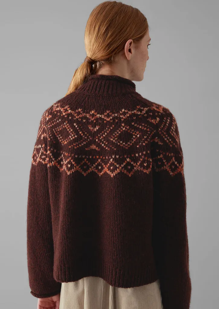 TOAST Graphic Yoke Sweater-Women Knitwear