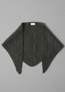 TOAST Grid Stitched Knitted Bandana- Hats, Scarves & Gloves|Hats, Scarves & Gloves