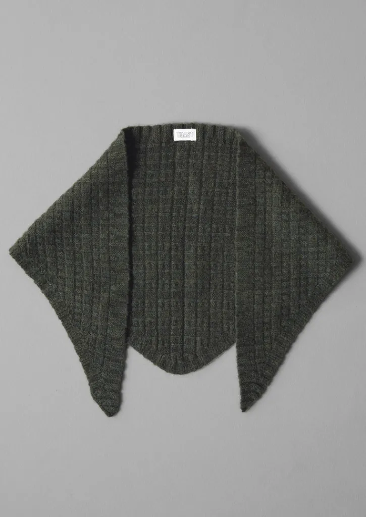 TOAST Grid Stitched Knitted Bandana- Hats, Scarves & Gloves|Hats, Scarves & Gloves
