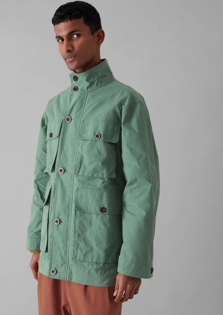 TOAST Halley Stevensons Waxed Cotton Coat- Coats & Jackets