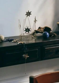TOAST Hammered Metal Star Decoration- Christmas Decorations