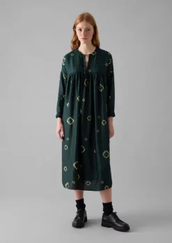 TOAST Hand Bandhini Silk Dress-Women Dresses