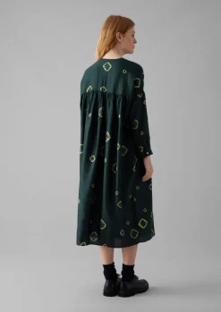 TOAST Hand Bandhini Silk Dress-Women Dresses