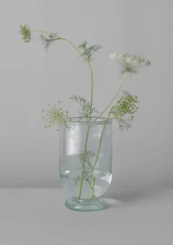 TOAST Hand Blown Footed Vase- Glass|Decorative Pieces
