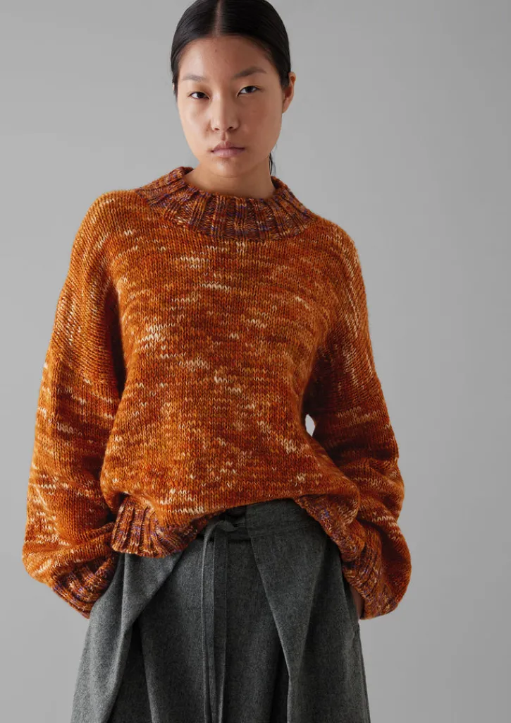TOAST Hand Dyed Marl Sweater-Women Knitwear
