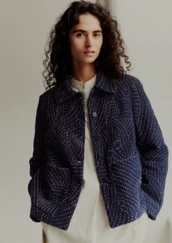 TOAST Hand Embroidered Kantha Jacket-Women Coats & Jackets