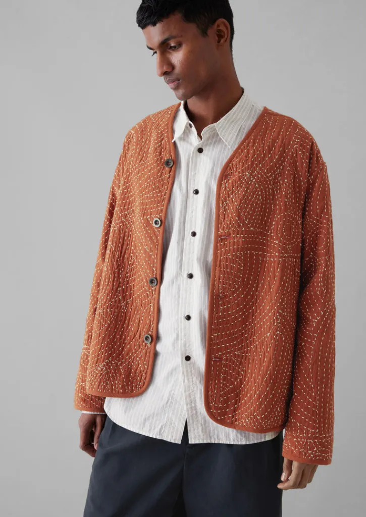 TOAST Hand Embroidered Kantha Relaxed Jacket- Coats & Jackets