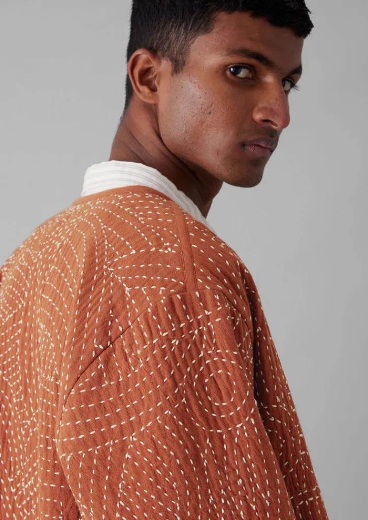 TOAST Hand Embroidered Kantha Relaxed Jacket- Coats & Jackets