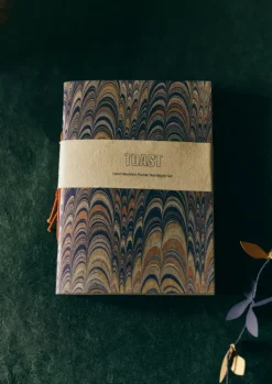 TOAST Hand Marbled Pocket Notebook Set- Stationery