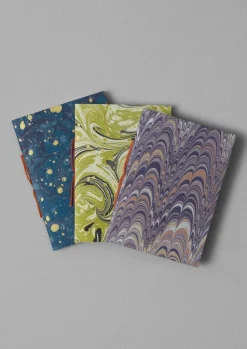 TOAST Hand Marbled Pocket Notebook Set- Stationery