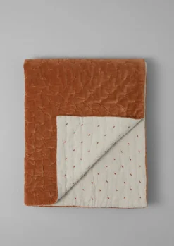 TOAST Hand Quilted Velvet Throw- Textiles|Blankets & Throws