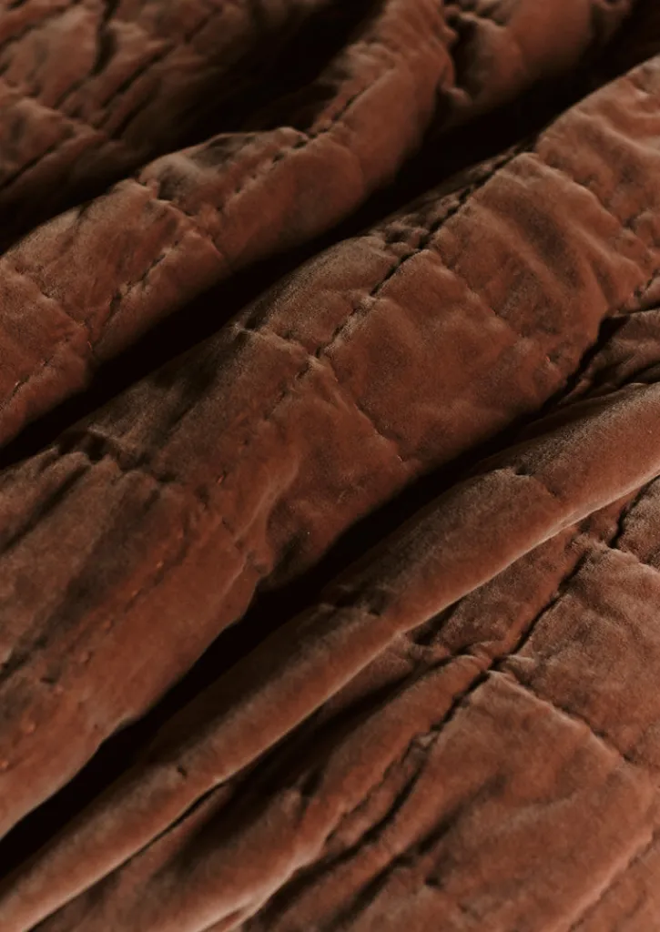 TOAST Hand Stitched Organic Velvet Quilt- Textiles|Blankets & Throws
