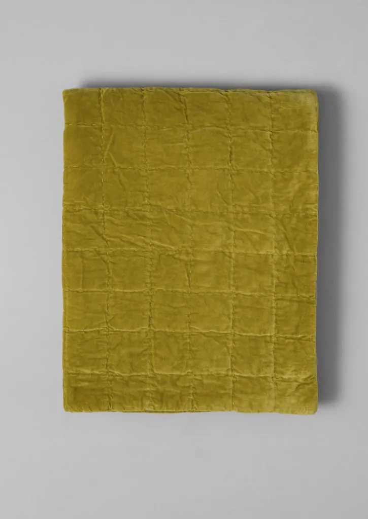 TOAST Hand Stitched Organic Velvet Quilt- Textiles|Blankets & Throws