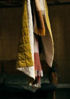 TOAST Hand Stitched Organic Velvet Quilt- Textiles|Blankets & Throws