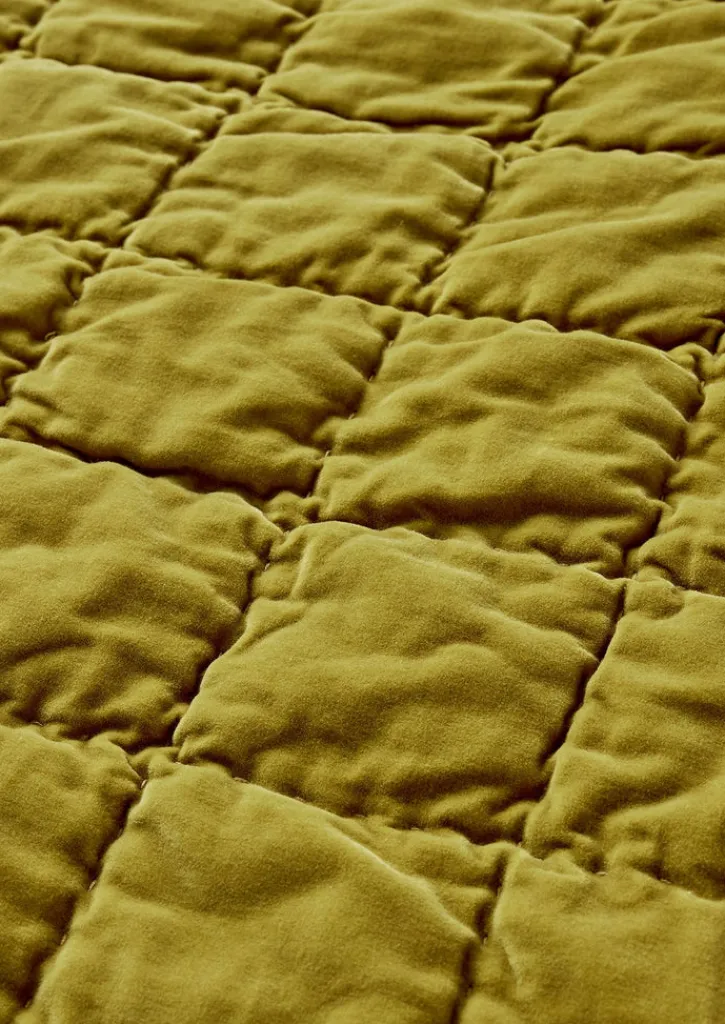 TOAST Hand Stitched Organic Velvet Quilt- Textiles|Blankets & Throws
