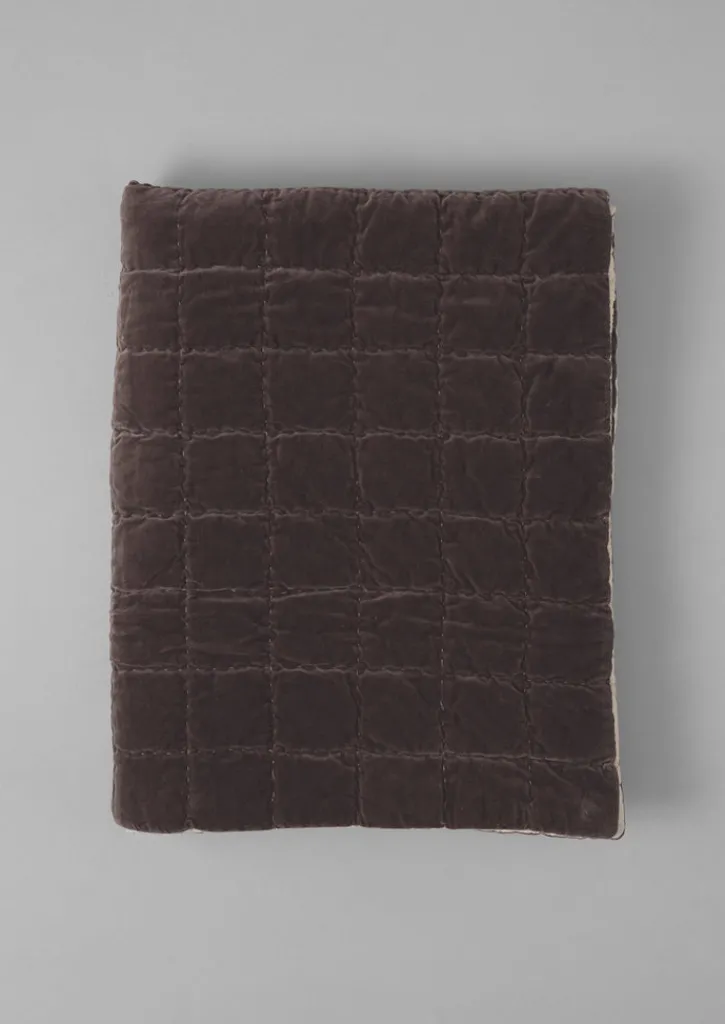 TOAST Hand Stitched Velvet Quilt- Textiles|Blankets & Throws