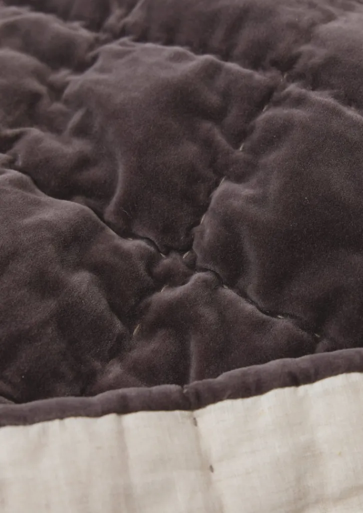 TOAST Hand Stitched Velvet Quilt- Textiles|Blankets & Throws