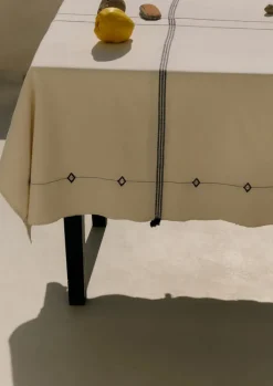 TOAST Hand Woven Cotton Tablecloth- Textiles|Outdoor
