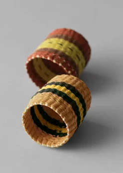 TOAST Hand Woven Iraca Napkin Rings- Textiles|Kitchen