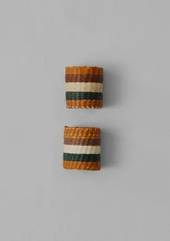 TOAST Hand Woven Iraca Napkin Rings- Textiles|Kitchen