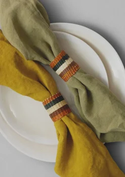 TOAST Hand Woven Iraca Napkin Rings- Textiles|Kitchen