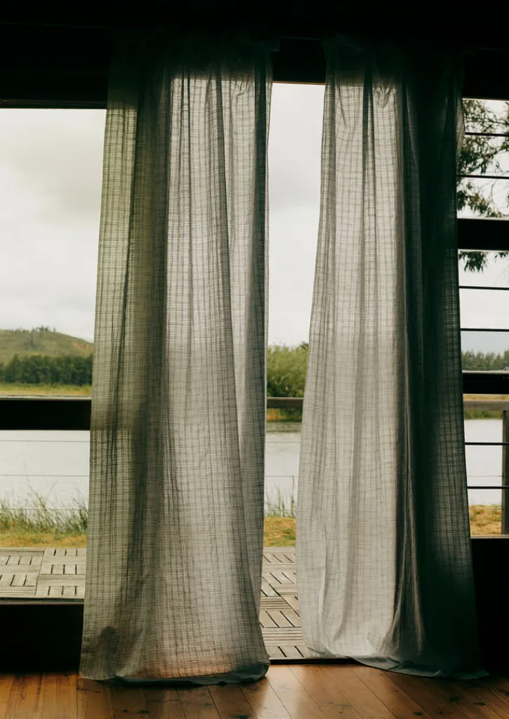 TOAST Hand Woven Space Dye Curtain Set- Textiles|Curtains