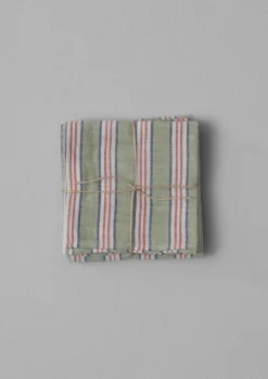 TOAST Hand Woven Stripe Napkin Set- Textiles|Kitchen