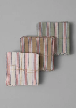 TOAST Hand Woven Stripe Napkin Set- Textiles|Kitchen
