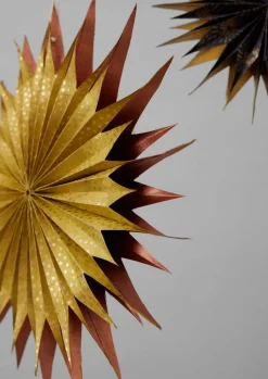TOAST Hanging Lokta Paper Star Set- Christmas Decorations