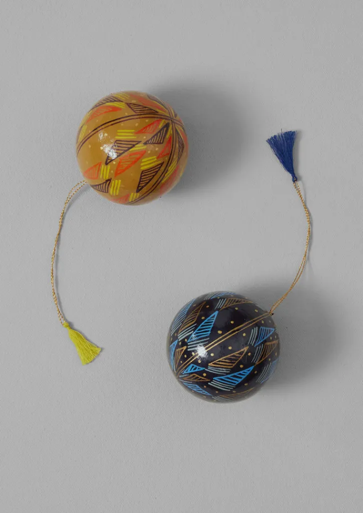 TOAST Harp Hand Painted Bauble- Christmas Decorations