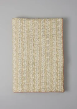 TOAST Harvest Block Print Cotton Quilt- Textiles|Blankets & Throws