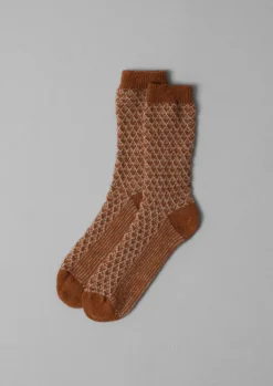 TOAST Honeycomb Stitch Wool Socks-Women Socks & Tights