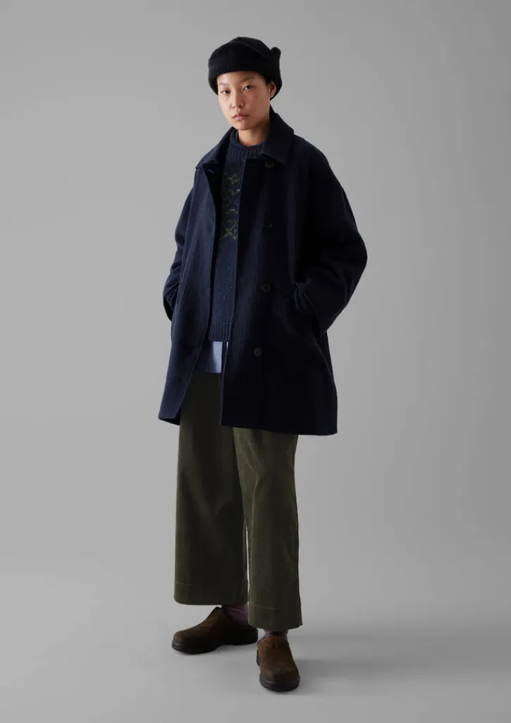 TOAST Cotton Wool Pea Coat-Women Coats & Jackets