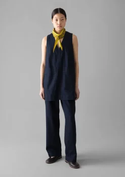 TOAST Denim Cotton Tunic-Women Denim|Tops & Tees