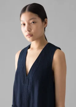 TOAST Denim Cotton Tunic-Women Denim|Tops & Tees