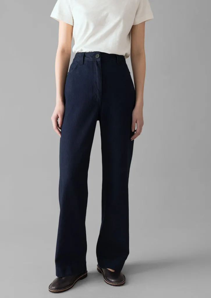 TOAST Denim Slim Leg Trousers-Women Denim|Workwear