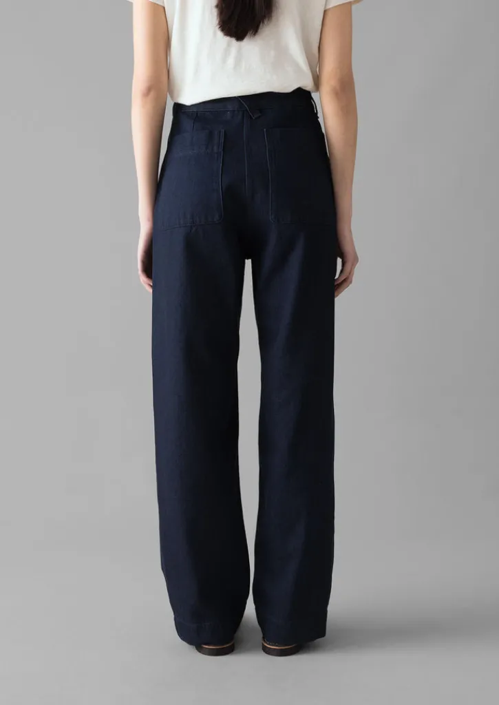 TOAST Denim Slim Leg Trousers-Women Denim|Workwear