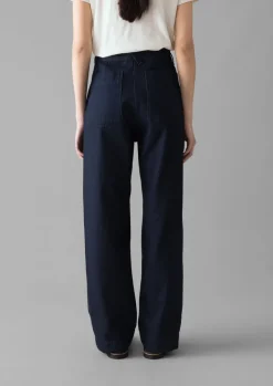 TOAST Denim Slim Leg Trousers-Women Denim|Workwear
