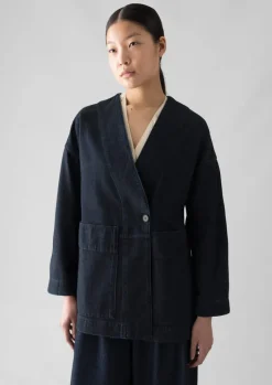TOAST Denim Wrap Jacket-Women Denim|Coats & Jackets