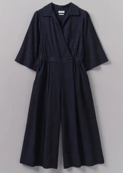TOAST Twill Culotte Jumpsuit-Women Jumpsuits|Trousers