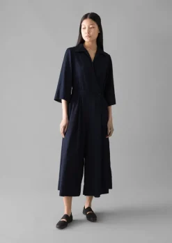 TOAST Twill Culotte Jumpsuit-Women Jumpsuits|Trousers