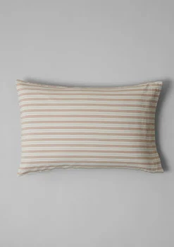TOAST Ines Flannel Stripe Cotton Housewife Pillowcase Set- Textiles|Bed Linen
