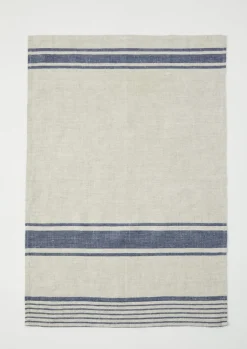 TOAST Irregular Stripe Linen Tea Towel- Aprons & Tea Towels